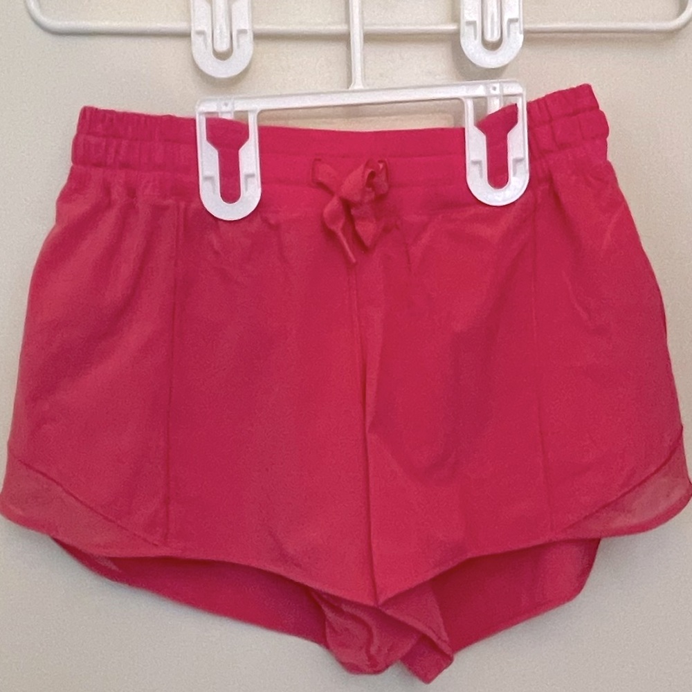 Pink Lululemon Athletic Shorts Size8